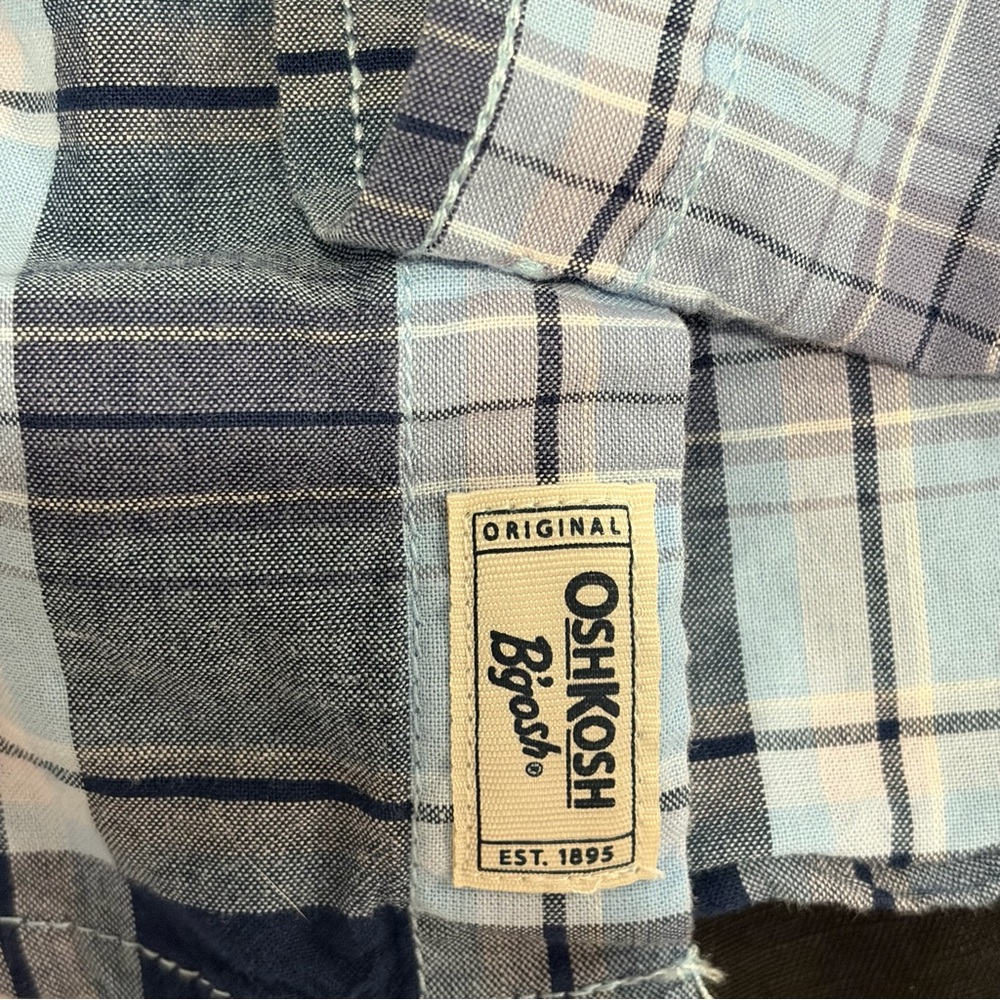 OshKosh Plaid Button Down Shirt - Picture 4 of 6